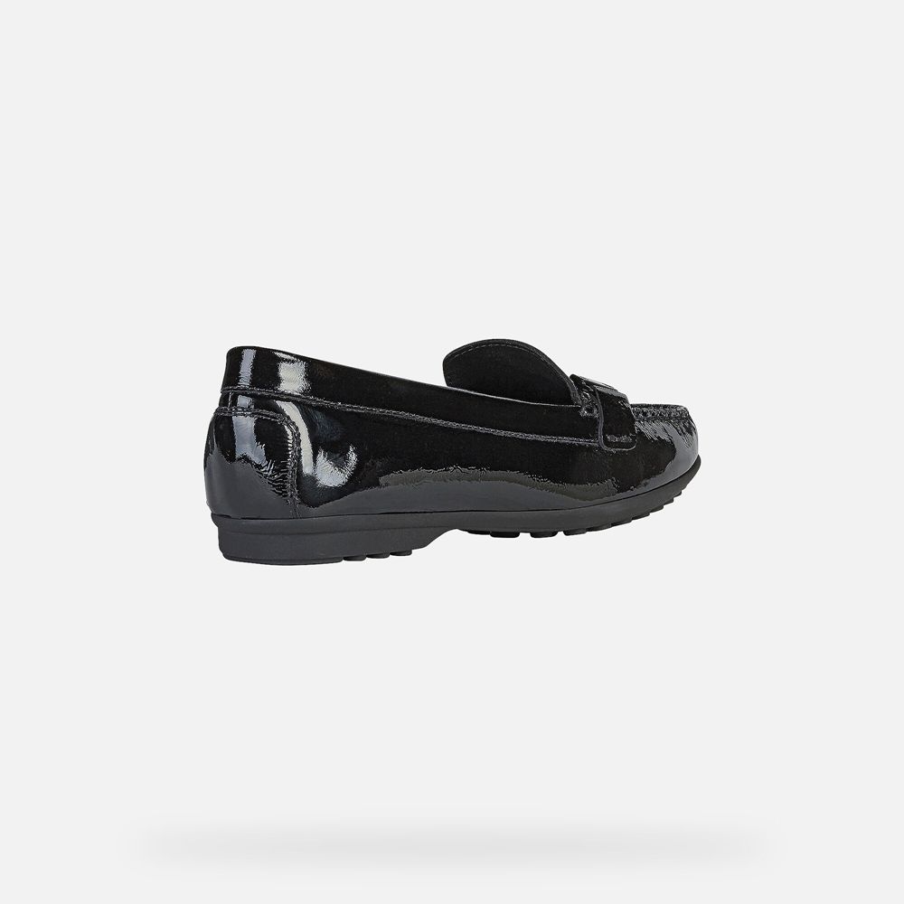 Geox Bayan Loafers Siyah - Elidia - UNE-273950